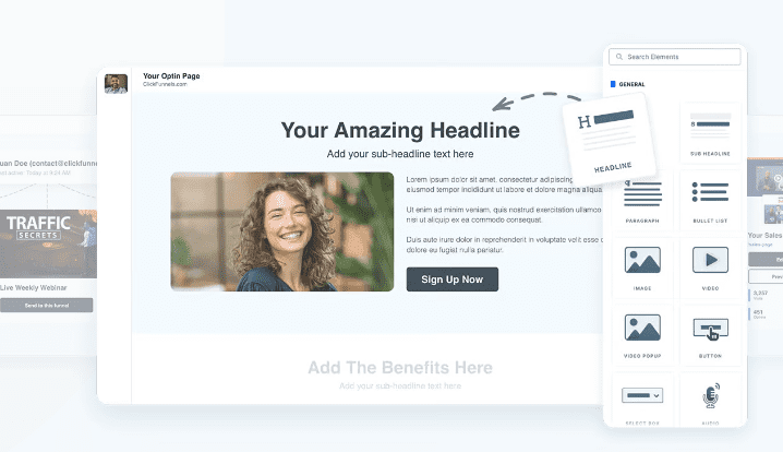 ClickFunnels Landing Page Builder
