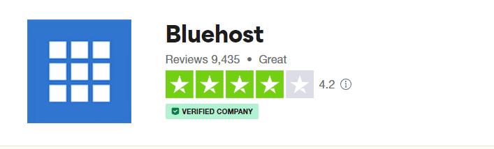 Bluehost Trustpilot review