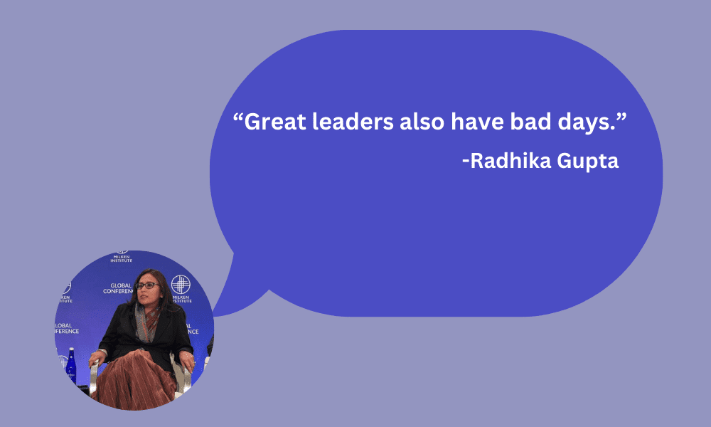 Great leaders also have bad days.