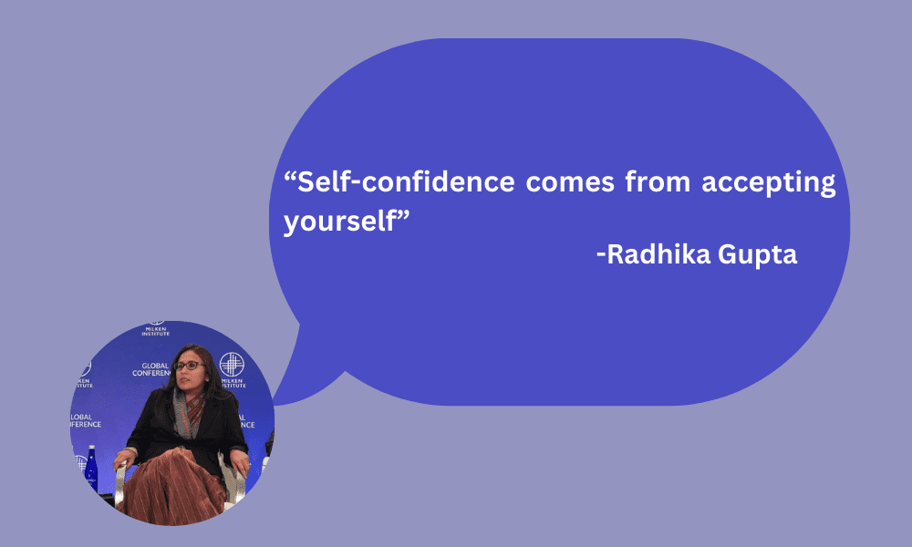 Self-confidence comes from accepting yourself