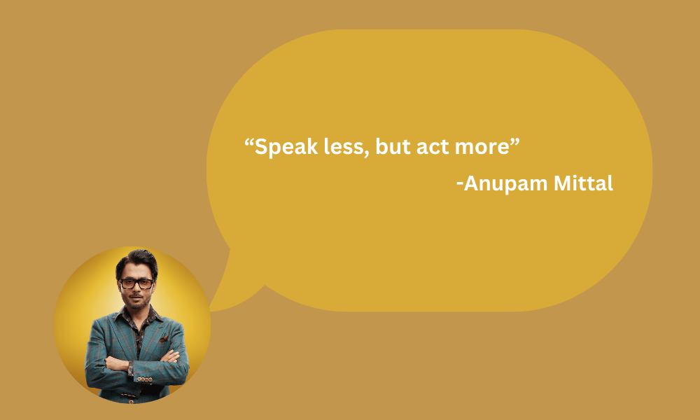 Speak less, but act more