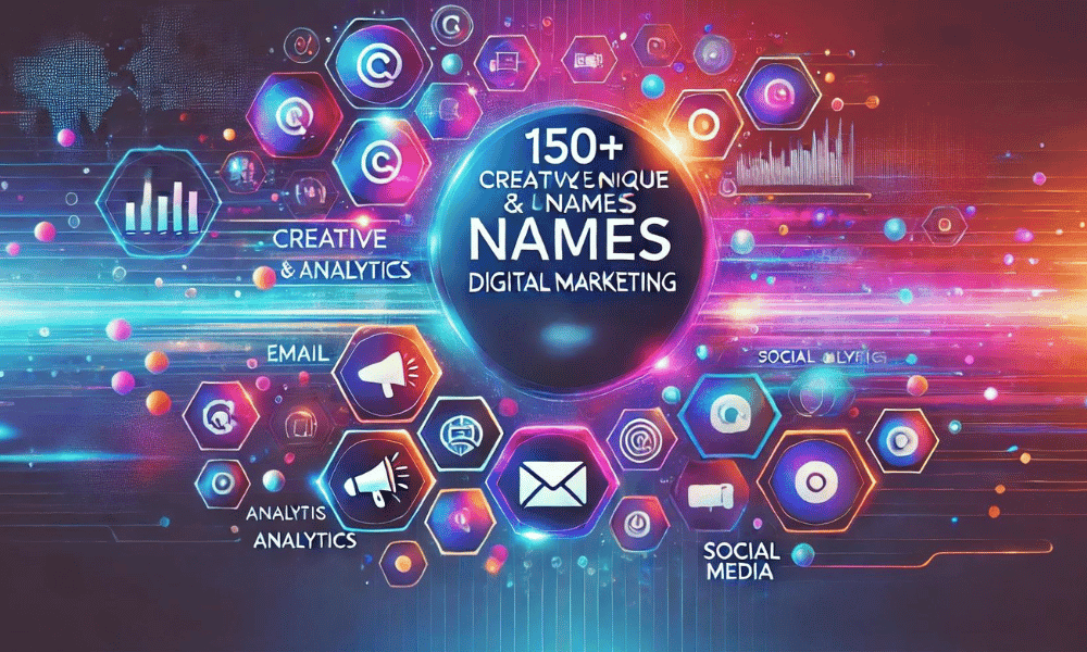 150+ Creative and Unique Names for Digital Marketing