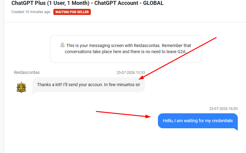 chat with seller