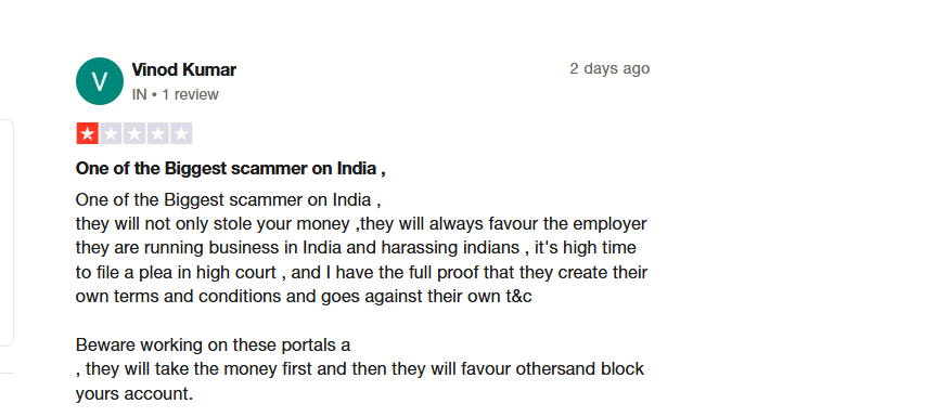 Bad experiences and mixed reviews online