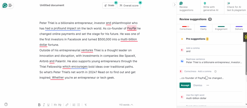 Grammarly Desktop App