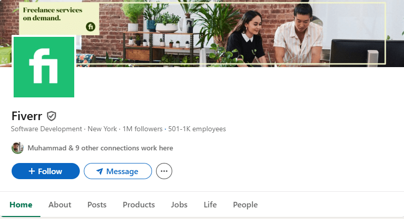 LinkedIn and social media presence