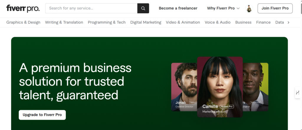 Fiverr Pro: For Freelancers Who Mean Business