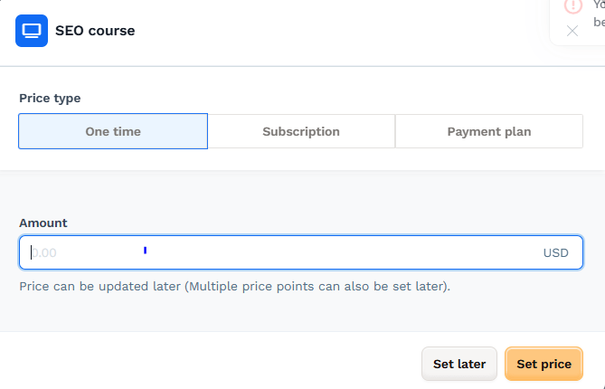 Payment Methods