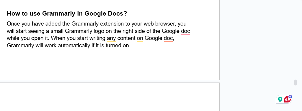 How to use Grammarly in Google Docs?