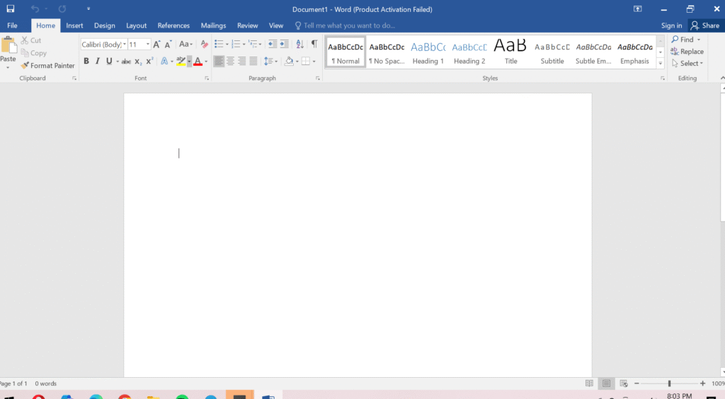 Step 5: Open Microsoft Word & sign in inside Word (if prompted).