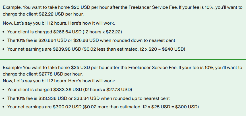Upwork pricing for freelancers