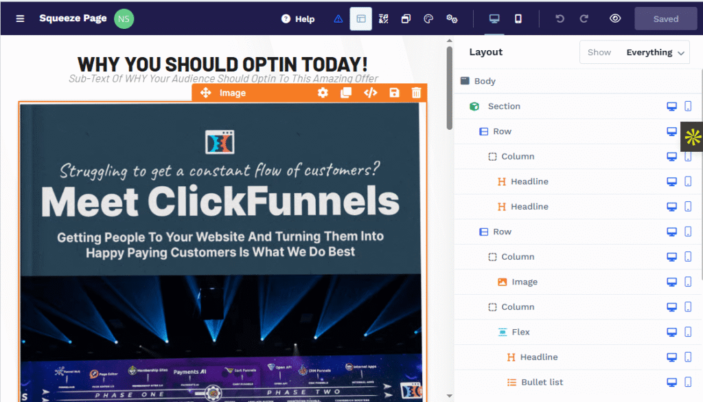 Customize ClickFunnels