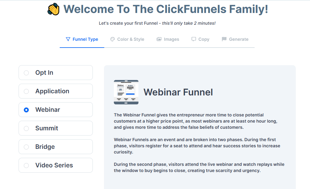 Start Your ClickFunnels