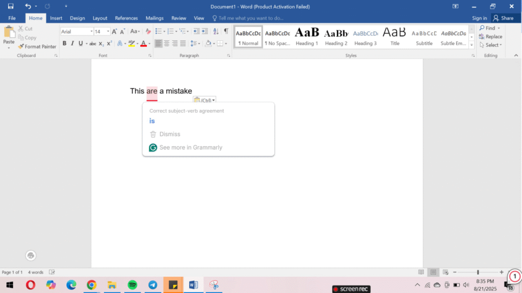 How to Verify if Grammarly Is Working or Not in Word?