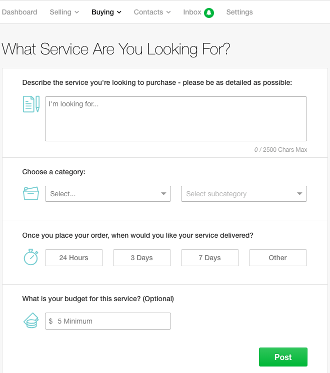 Add your project details 