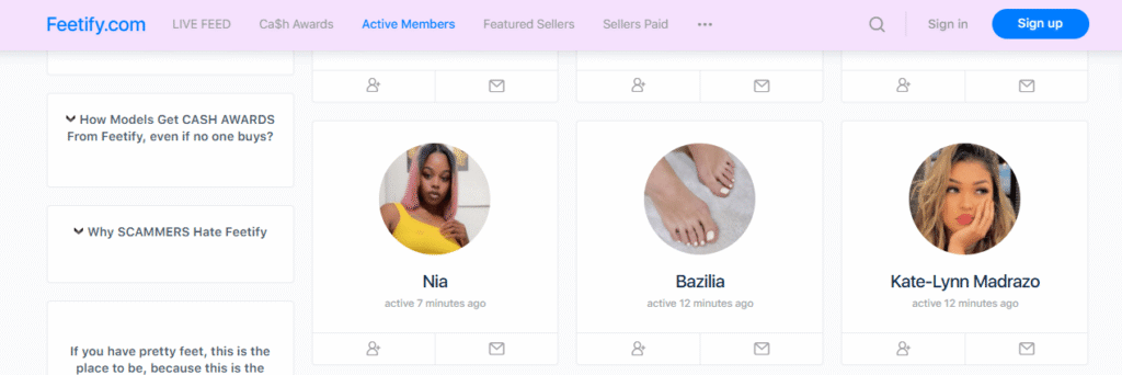 User profiles look fake.