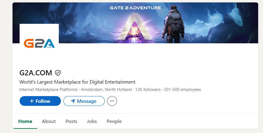 G2A LinkedIn ID
