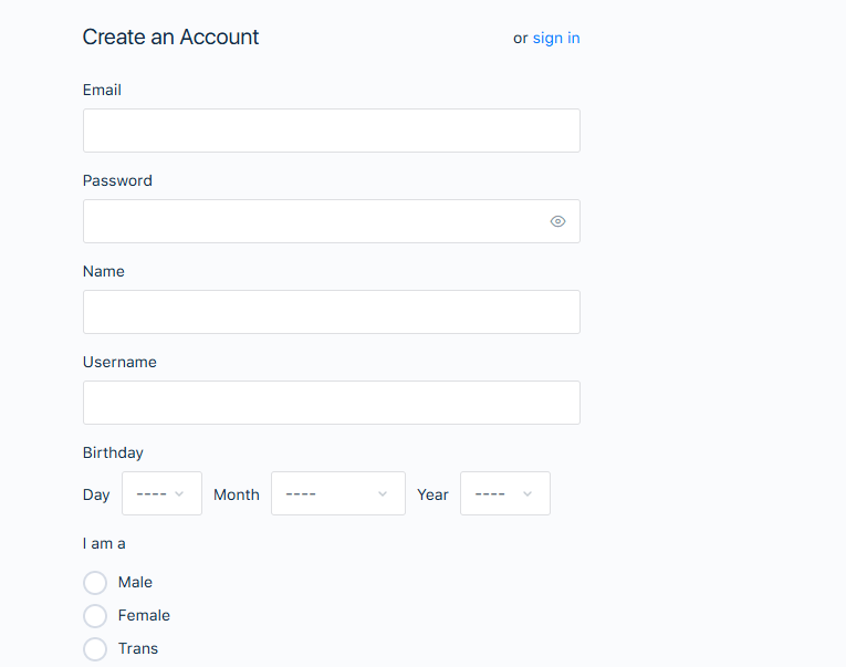 Signing up as a seller
