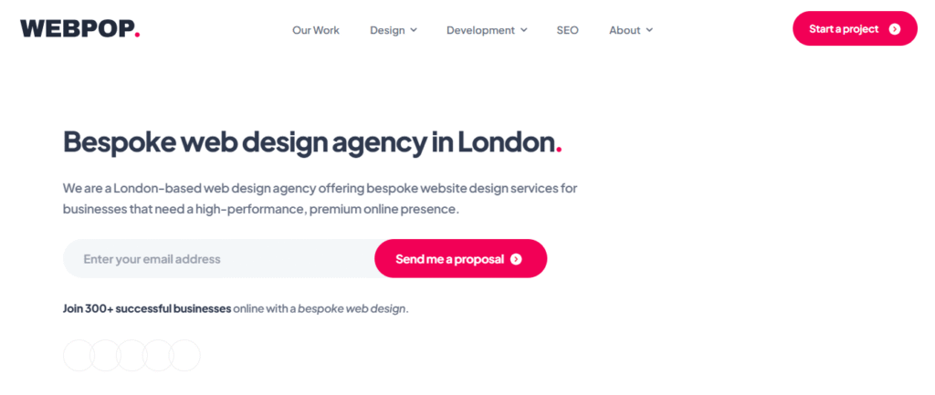 Webpop– UX-focused WordPress development (London)