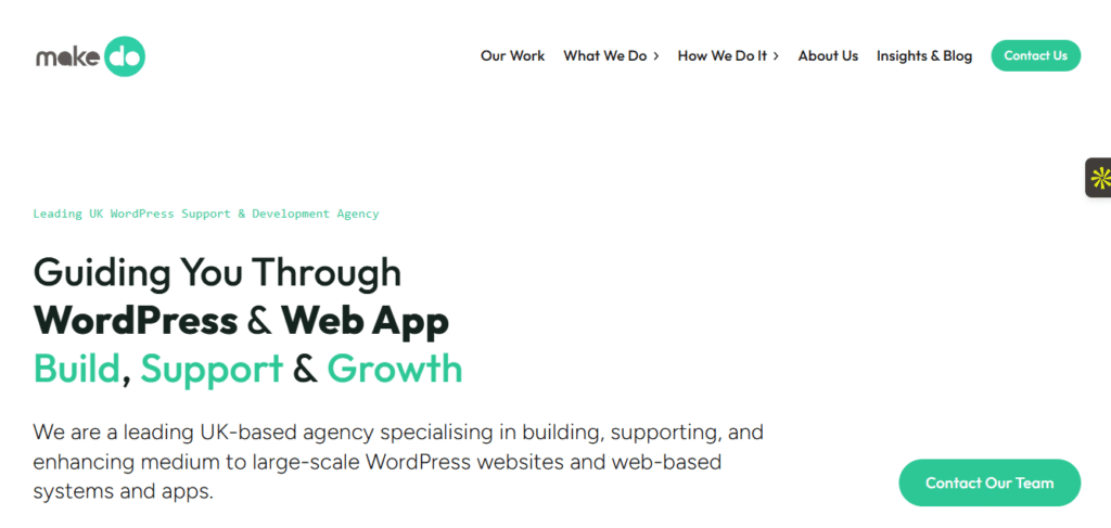 Make Do (MakeDo) – WordPress support, development & web apps (UK)