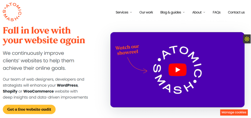 Atomic Smash- WordPress design & development (UK)