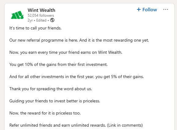 Refer and earn for extra income