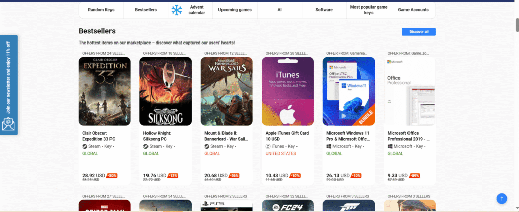 Rising Trend of Gamers Buying Digital Titles From Third-Party Marketplaces