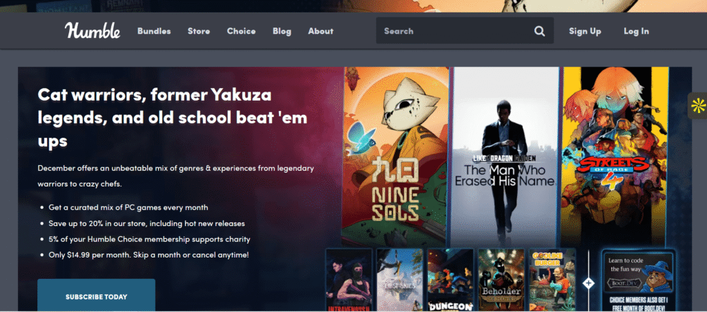 Humble Bundle (The Good Guy Competitor of G2A)