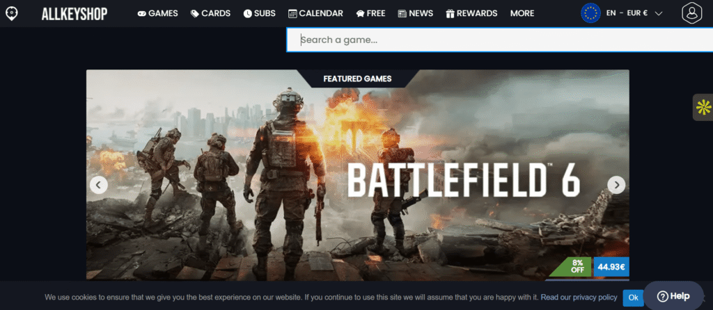 AllKeyShop: The "Google of Game Keys"