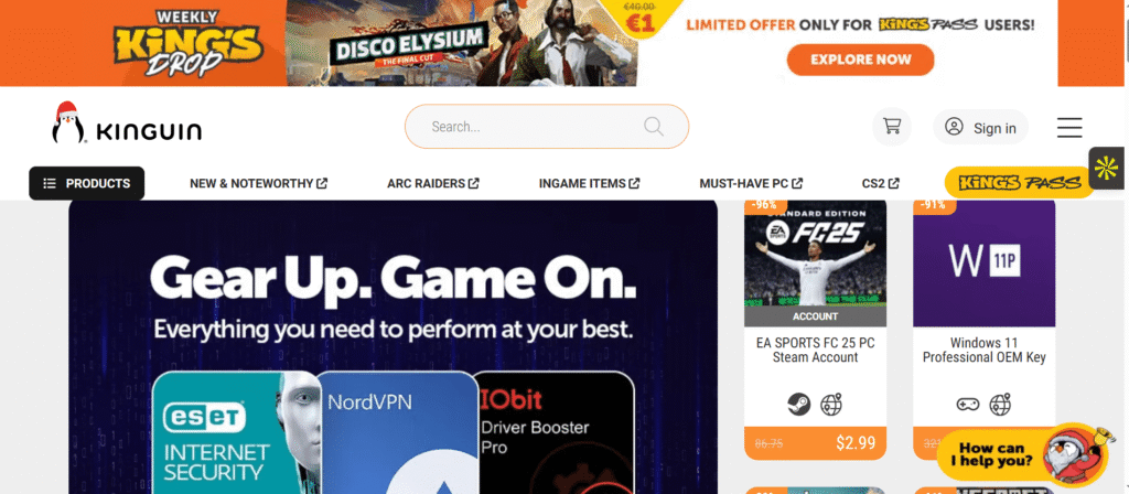 Kinguin: The "Safety First" Marketplace