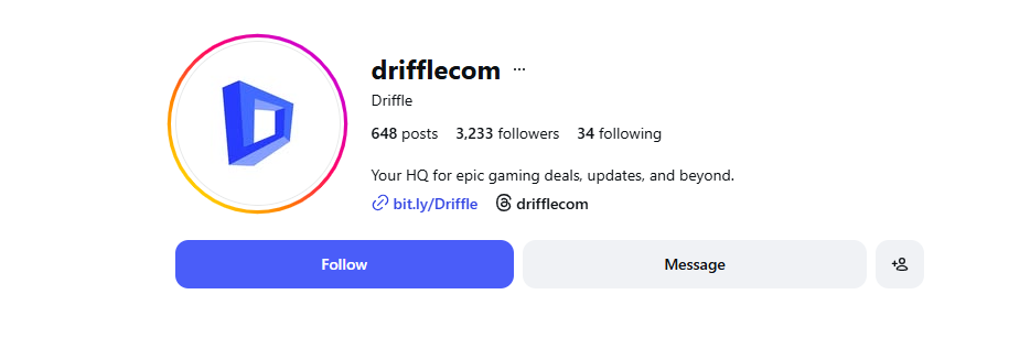 Driffle Instagram