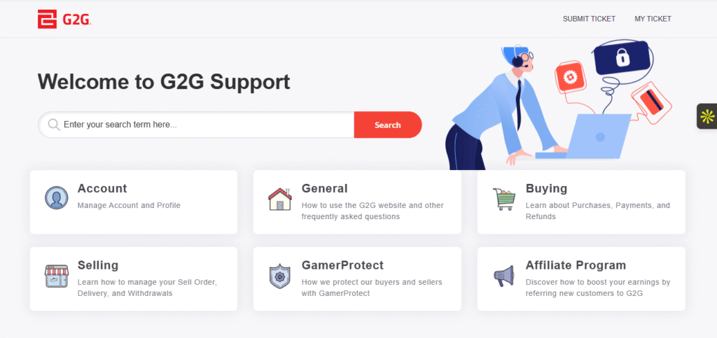 Built-in dispute resolution process