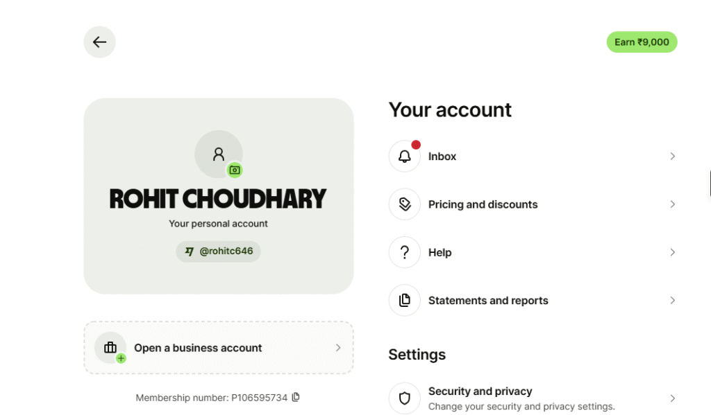 wise business account