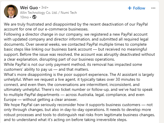 proof of paypal scam