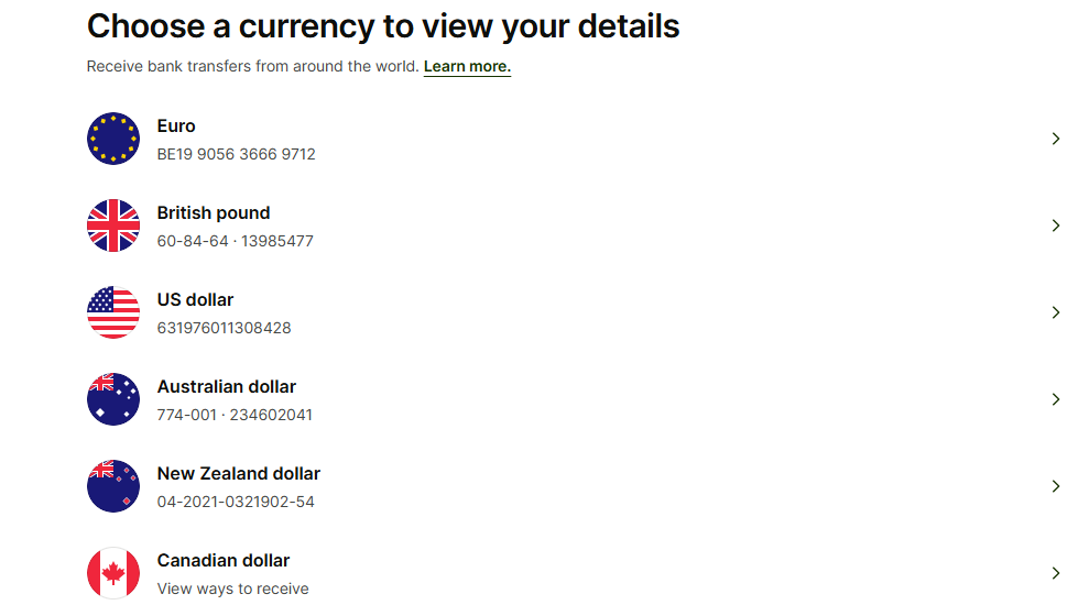 send money from wise
