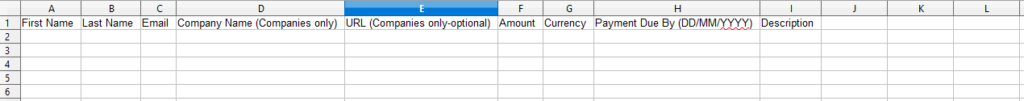 csv for batch payment on payoneer